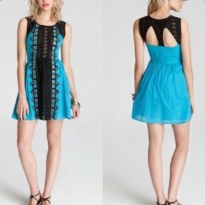 Free People Mirror and Crochet Dress